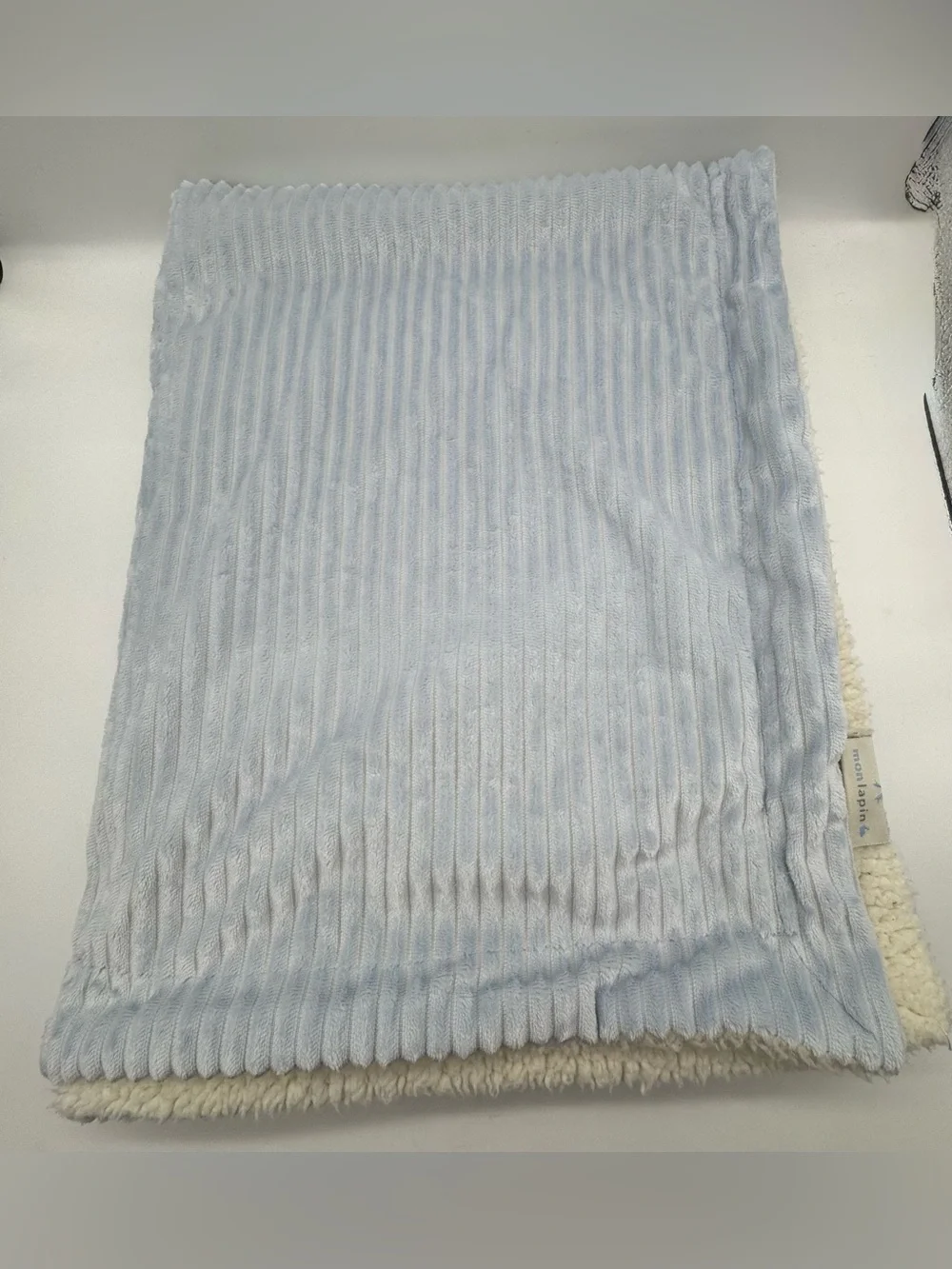 Mon Lapin Reversible Fleece Baby Blanket